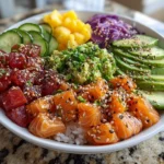 Fresh Vegan Poke Bowl