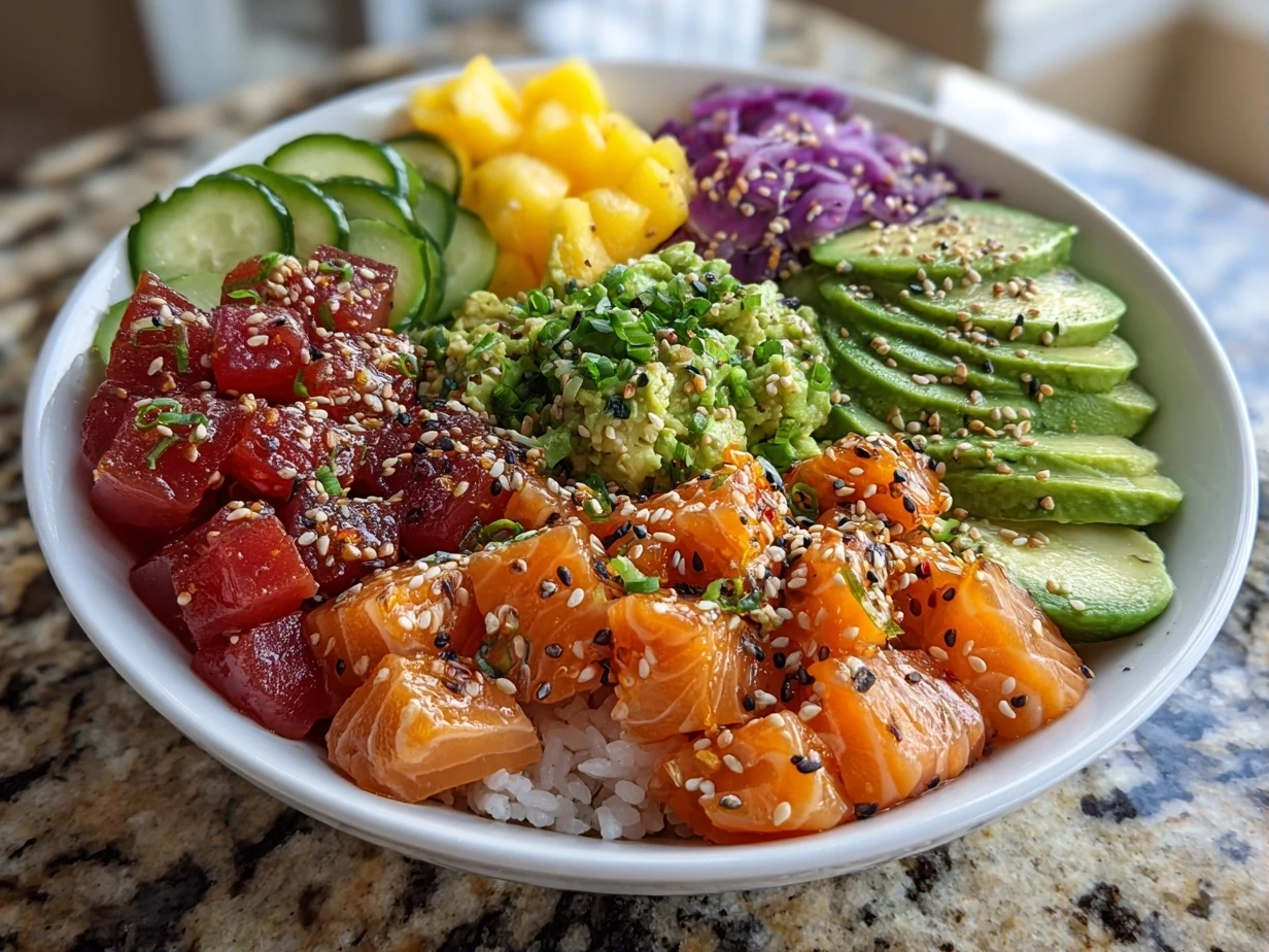 Fresh Vegan Poke Bowl