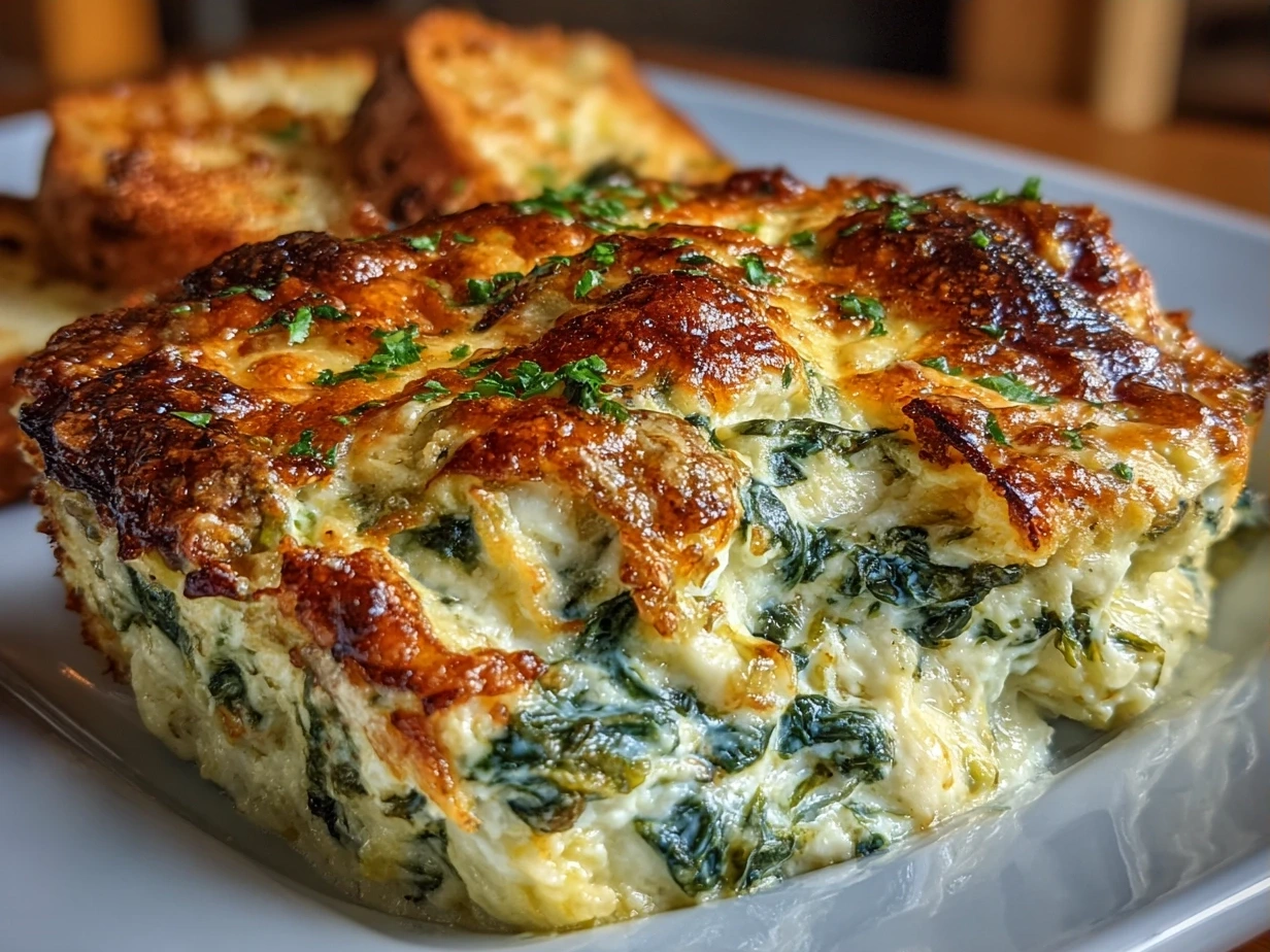 Creamy jalapeño spinach artichoke dip served in a bowl garnished with jalapeño slices and Parmesan cheese