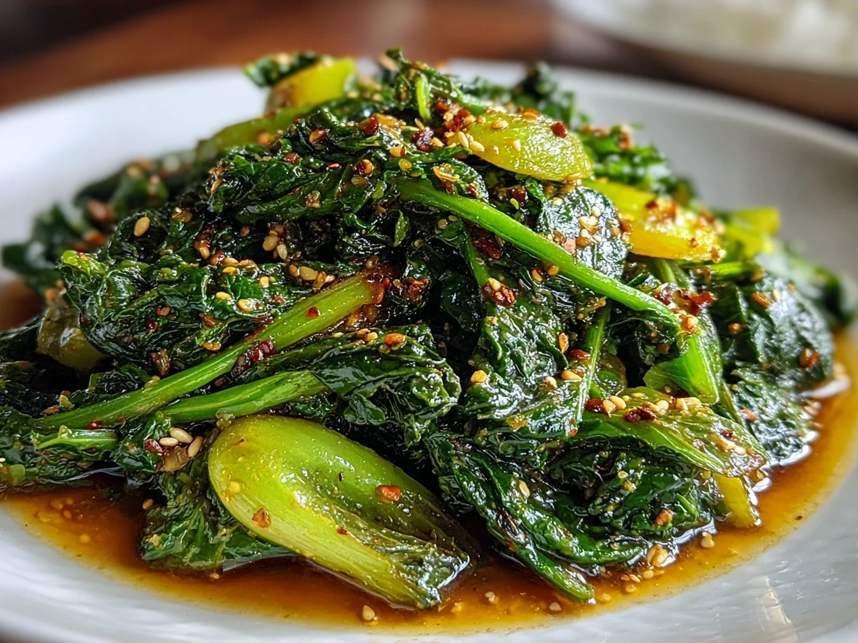 A rustic bowl filled with cooked southern-style mustard greens garnished with crumbled bacon