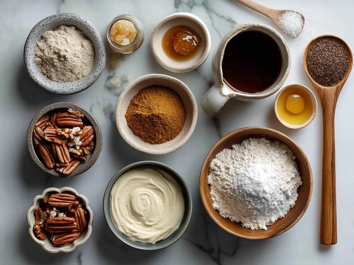 Ingredients for No Bake Salted Caramel Pretzel Bars including pretzels, graham crackers, butter, and caramel ingredients