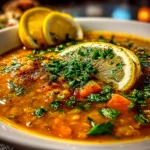 Comforting homemade Lemon Lentil Soup