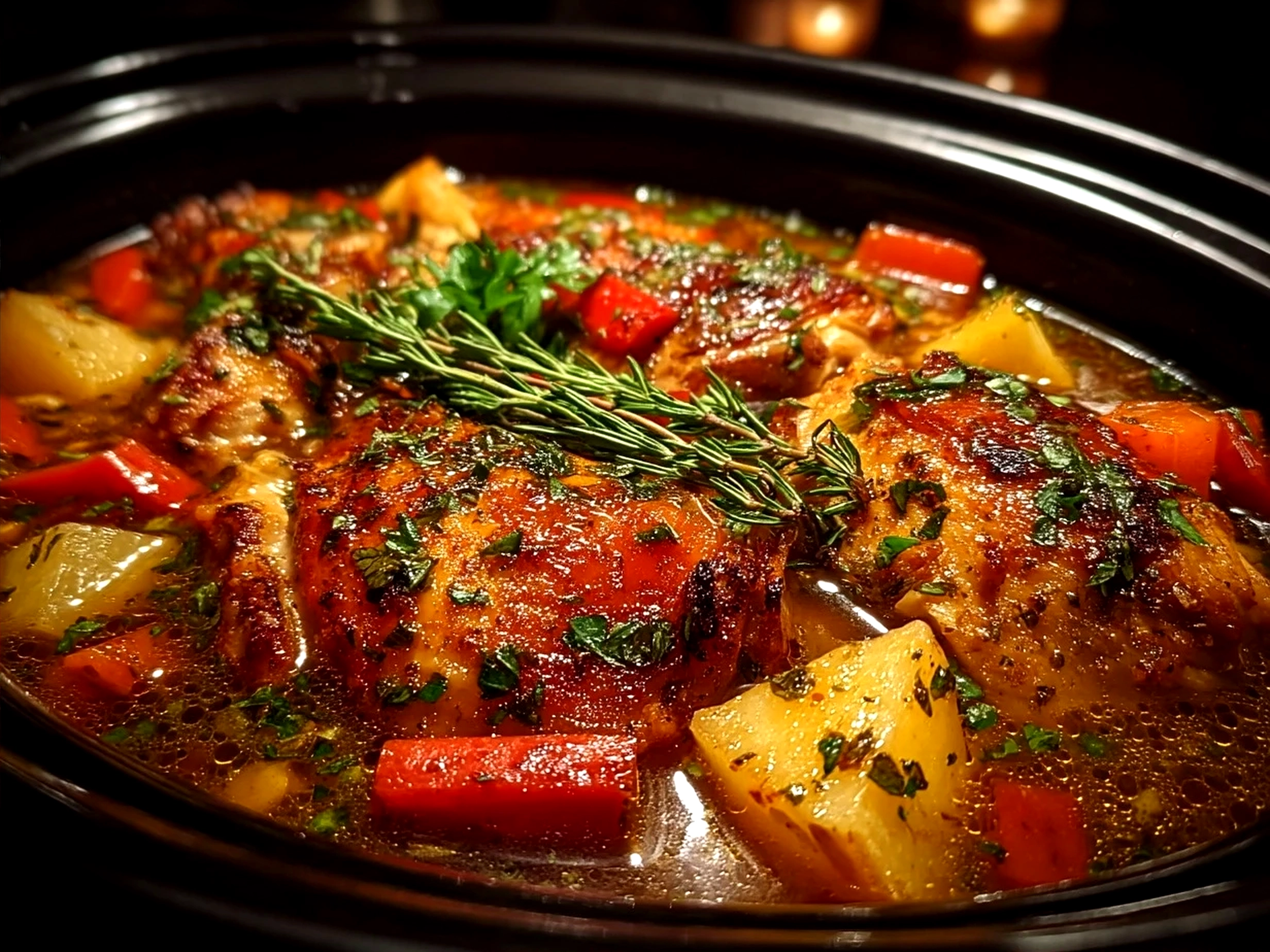 Creamy Crockpot Crack Chicken in a bowl ready to be served