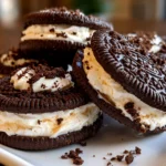 Freshly prepared OREO Basketball cookies on minimal tabletop