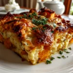 Home Cook, taken with iPhone 14 Pro. Close-up slight angle of comforting chicken leek and butternut squash bake on white plate. Warm appetizing --ar 4:3 --style raw --s 245