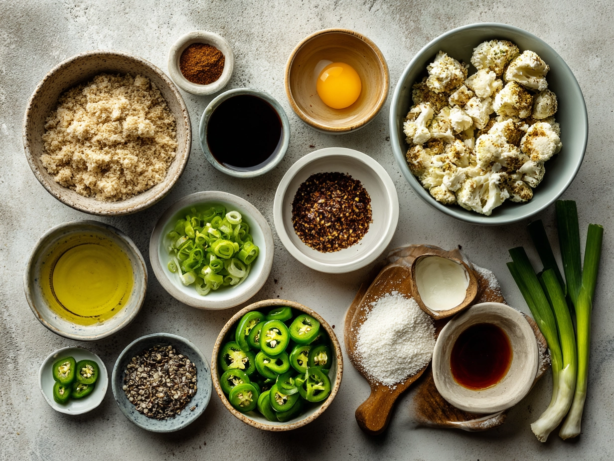 Fresh jalapenos and cheese ingredients for Jalapeno Poppers Nourish Bowl